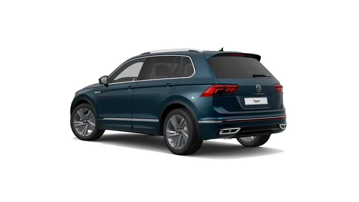 Gebraucht VW Tiguan R-line 150 PS (110 kW) 2023 Nightshade blue metallic (metallic) SUV