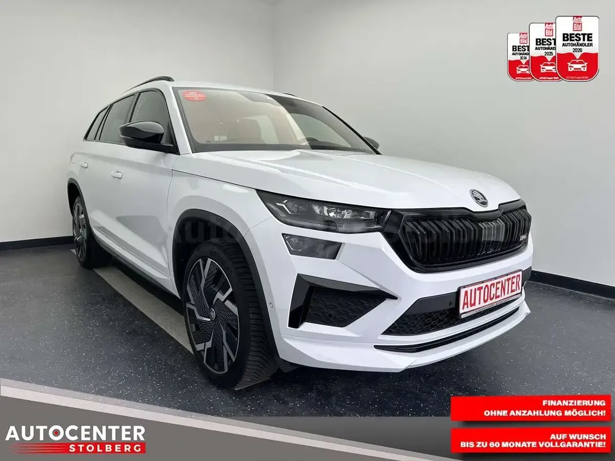 Gebraucht Skoda Kodiaq RS 245 PS (180 kW) 2023 Weiß SUV