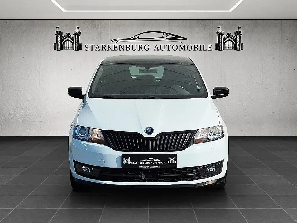 Gebraucht Skoda Rapid Monte Carlo 110 PS (80 kW) 2017 Weiß Kleinwagen