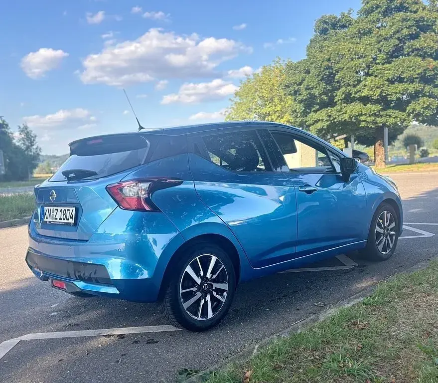 Gebraucht Nissan Micra N-Connecta 101 PS (74 kW) 2019 Blau Kleinwagen