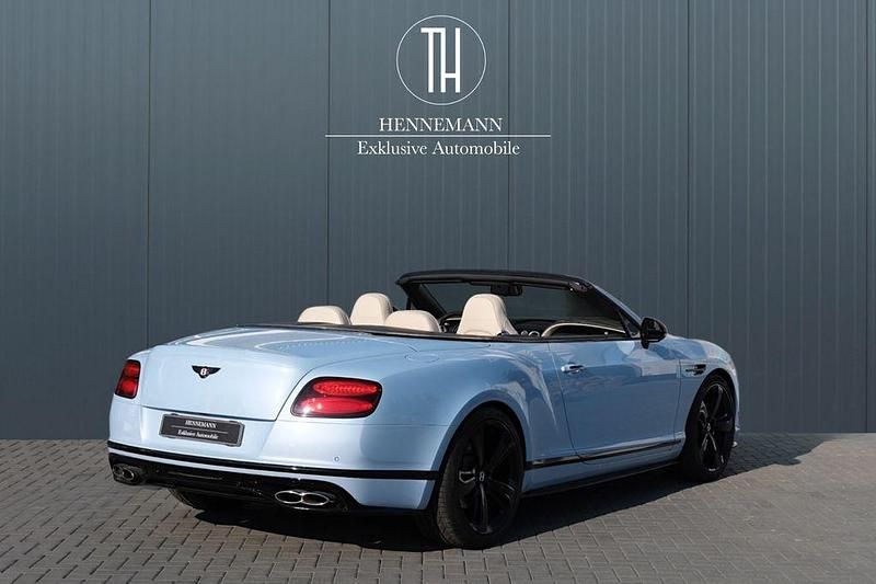 Gebraucht Bentley Continental GT Convertible Mulliner 528 PS (388 kW) 2015 Sonderlackierung jetstream Cabrio