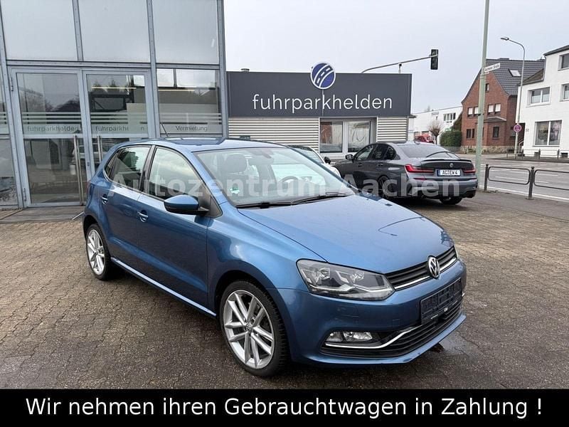 Gebraucht VW Polo Highline 110 PS (80 kW) 2015 Blau Kleinwagen