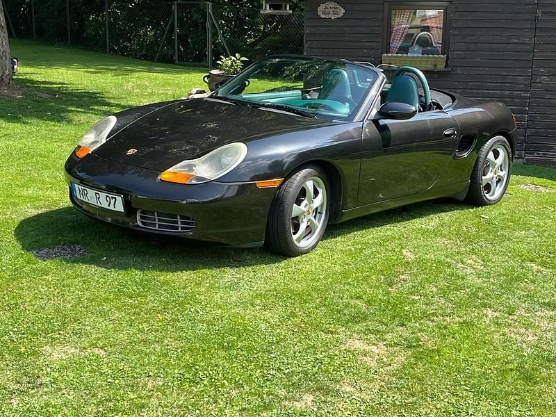 Schwarz Gebraucht 1999 Porsche 986 Boxster Cabrio | 15.550 € (Teuer) - Bild 1/4
