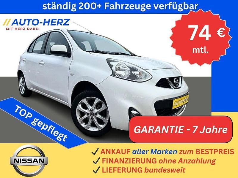 Weiß Gebraucht 2018 Nissan Micra Acenta Limousine | 6.490 € (Fairer Preis) - Bild 1/2