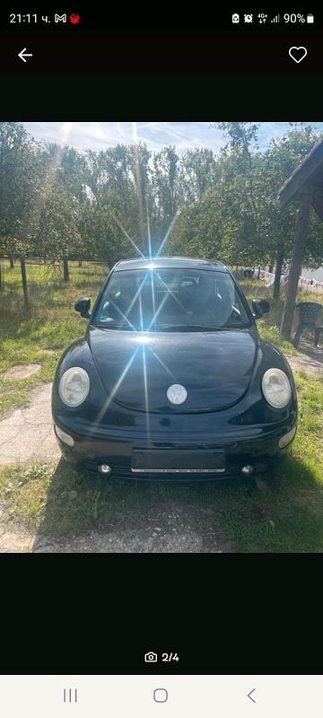 Schwarz Gebraucht 2000 VW Beetle Kleinwagen | 850 € (Guter Preis) - Bild 1/4