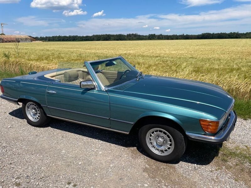 Grün Gebraucht 1980 Mercedes SL380 Cabrio | 22.900 € - Bild 1/4