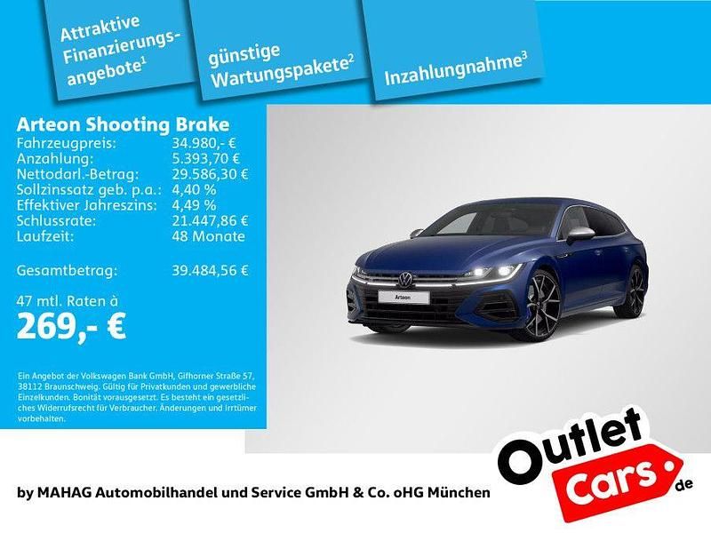 Blau Gebraucht 2022 VW Arteon R Limousine | 34.980 € (Teuer) - Bild 1/1