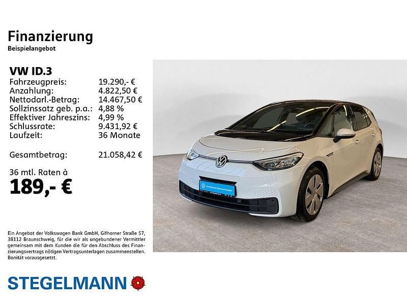 Gebraucht VW ID.3 Pro 150 kW (204 PS) 2021 Weiß Kleinwagen
