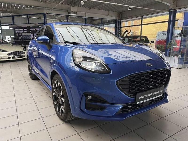 Blau Gebraucht 2021 Ford Puma ST-Line X Limousine | 19.950 € (Fairer Preis) - Bild 1/4