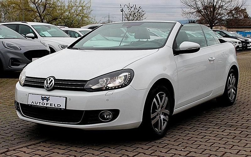 Gebraucht VW Golf Cabriolet 122 PS (89 kW) 2012 Weiß Cabrio
