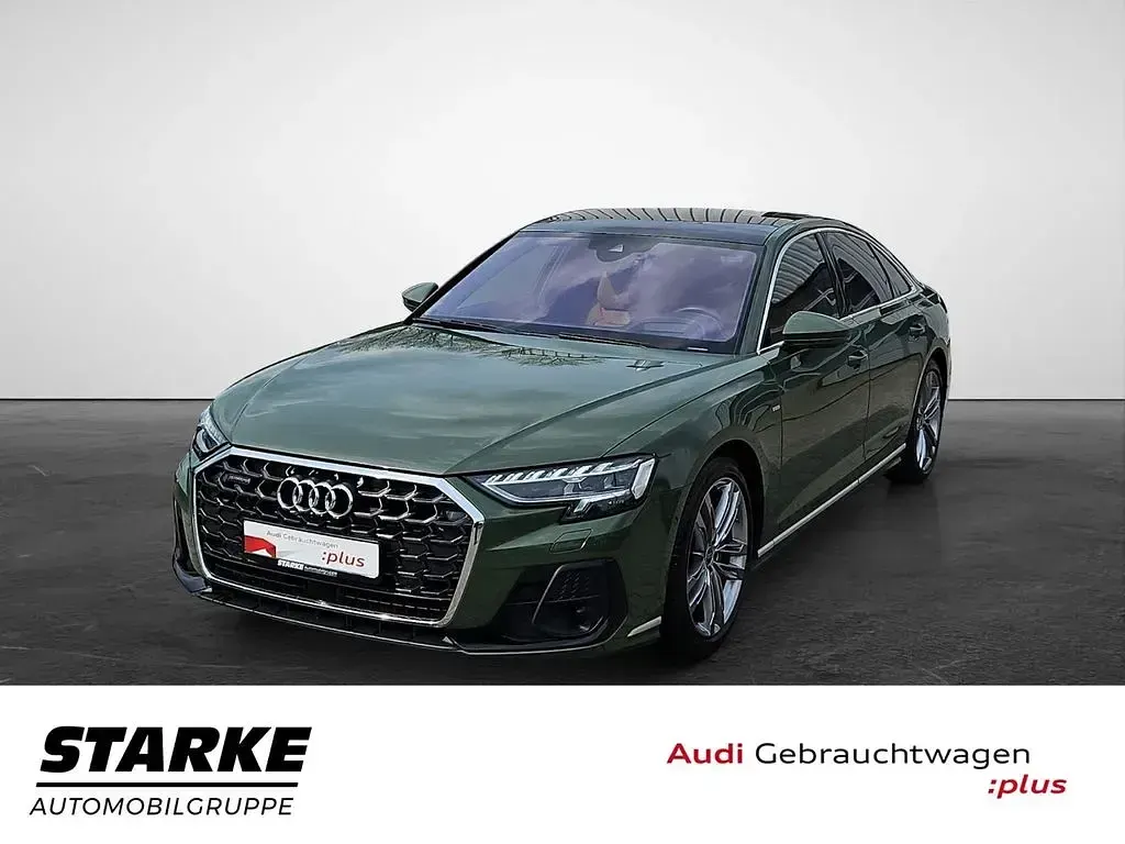 Brugt Audi A8 S-Line 286 HK (210 kW) 2023 Grøn Sedan