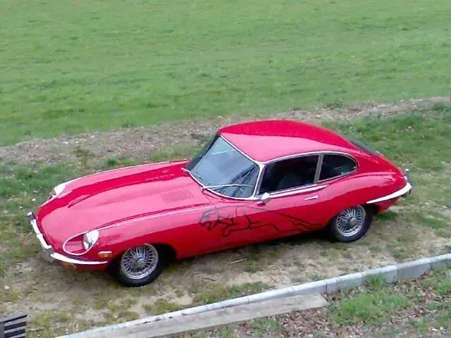 Używany Jaguar E-Type 219 KM (161 kW) 1970 Czerwony Coupe