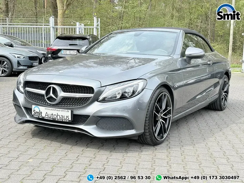 Second-hand Mercedes C220 170 CP (125 kW) 2017 Gri Cabrio