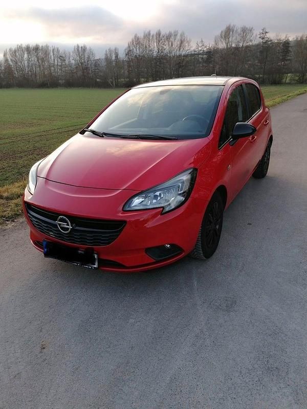 Rot Gebraucht 2018 Opel Corsa Color Edition Kleinwagen | 7.950 € (Fairer Preis) - Bild 1/4
