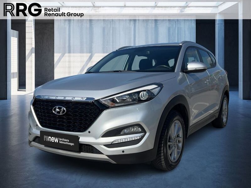 Silber Gebraucht 2016 Hyundai Tucson SUV | 16.490 € (Fairer Preis) - Bild 1/4