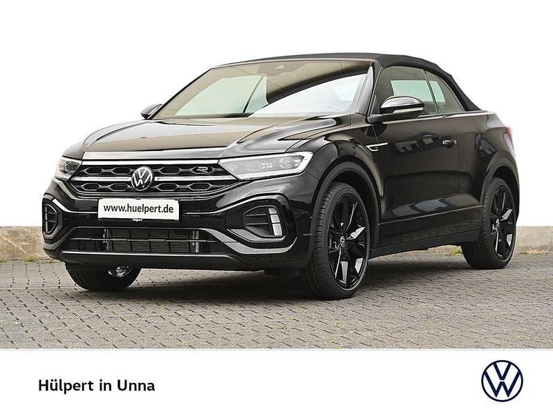 Deep black perleffekt schwarz Gebraucht 2025 VW T-Roc Cabriolet R-line Cabrio | 44.565 € - Bild 1/4