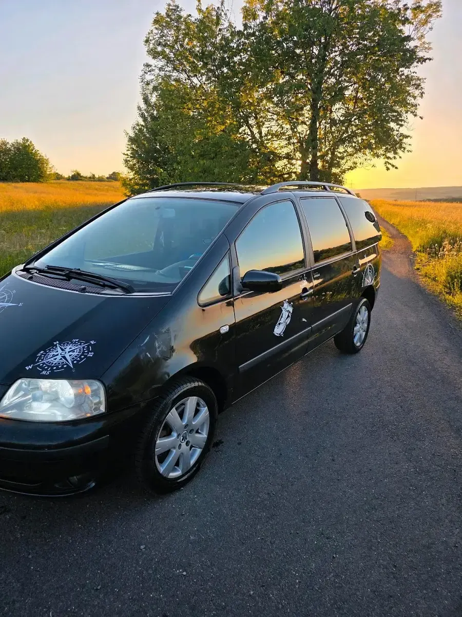 Gebraucht VW Sharan 150 PS (110 kW) 2003 Schwarz Van / Kleinbus