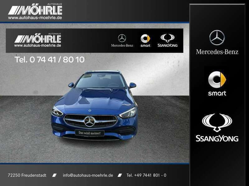 Blau Gebraucht 2023 Mercedes C180 Avantgarde Kombi | 33.750 € (Guter Preis) - Bild 1/4