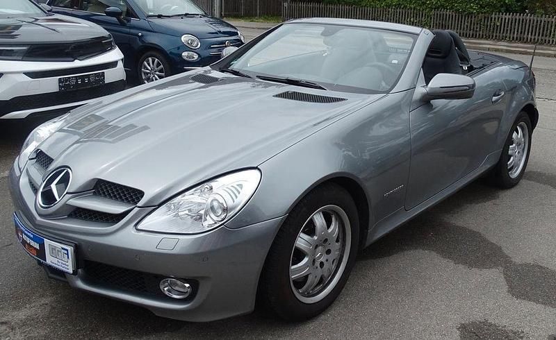Silber Gebraucht 2008 Mercedes SLK200 Cabrio | 11.999 € (Guter Preis) - Bild 1/4