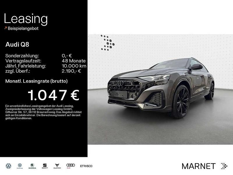 Neu Audi Q8 286 PS (210 kW) 2025 Samuraigrau metallic SUV