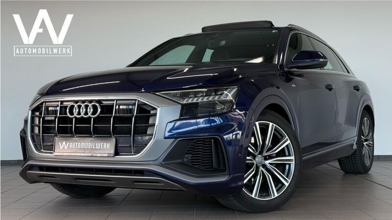 Blau navarrablau metallic Gebraucht 2020 Audi Q8 S-Line SUV | 63.890 € (Fairer Preis) - Bild 1/4
