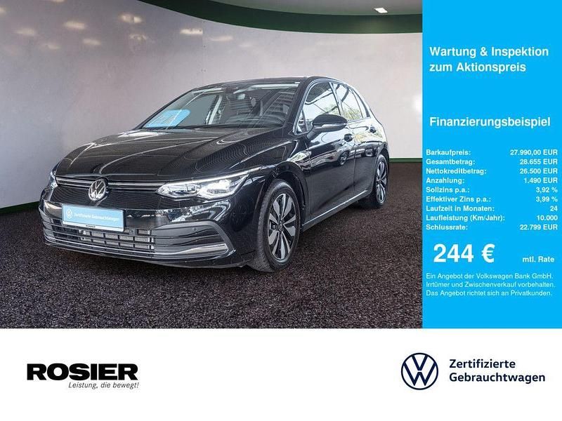 Schwarz / grenadillschwarz Gebraucht 2024 VW Golf VIII Move Limousine | 27.990 € (Fairer Preis) - Bild 1/4