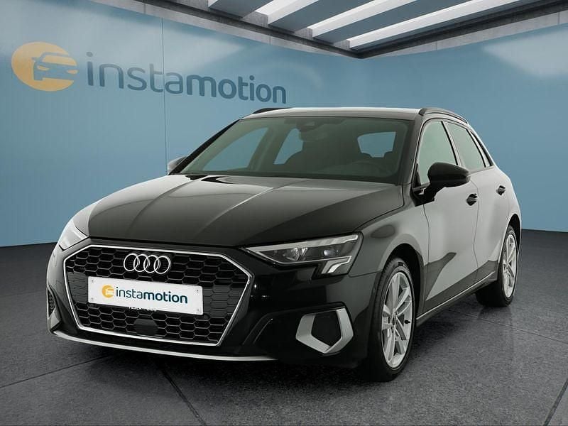 Schwarz Gebraucht 2024 Audi A3 Sportback Kleinwagen | 28.599 € (Fairer Preis) - Bild 1/4