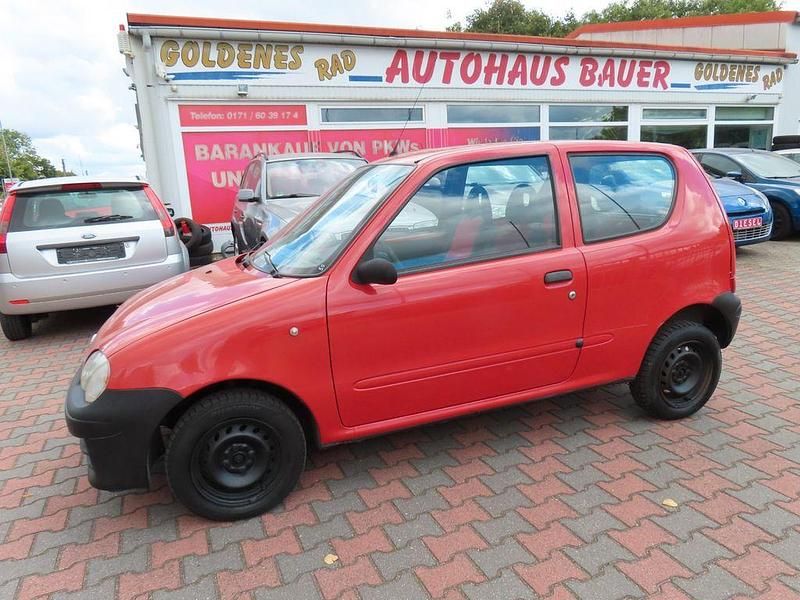 Rot Gebraucht 2003 Fiat Seicento Basis Kleinwagen | 990 € (Fairer Preis) - Bild 1/4