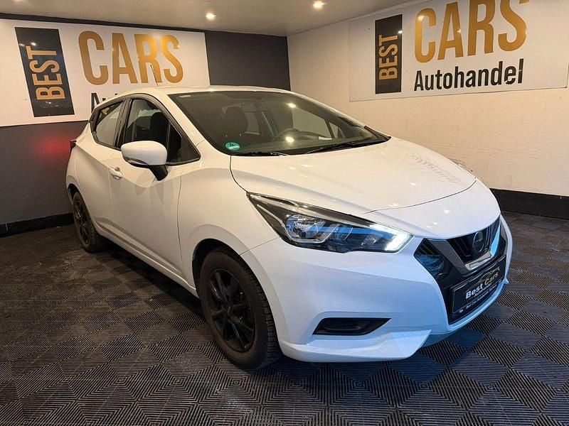Weiß Gebraucht 2017 Nissan Micra Acenta Kleinwagen | 6.990 € (Guter Preis) - Bild 1/4