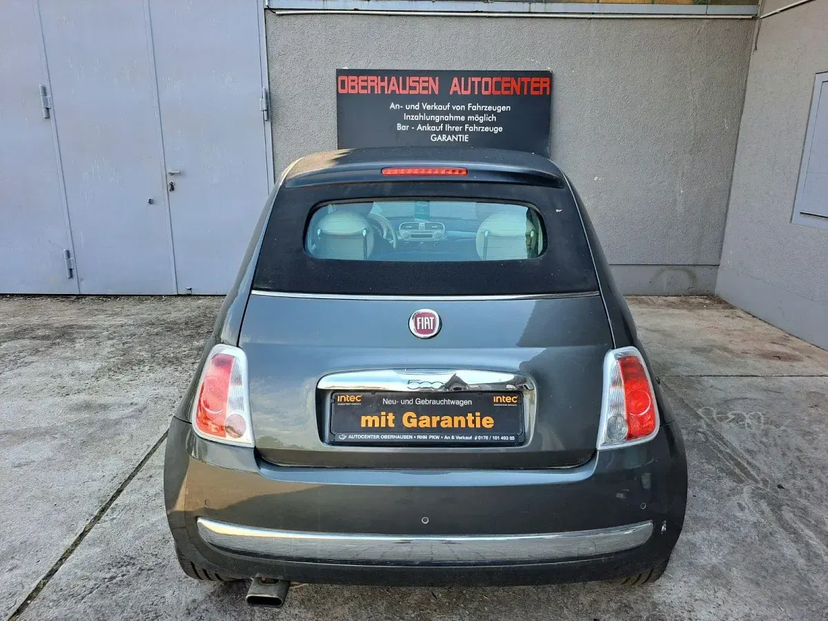 Gebraucht Fiat 500 Lounge 69 PS (50 kW) 2012 Grau Cabrio