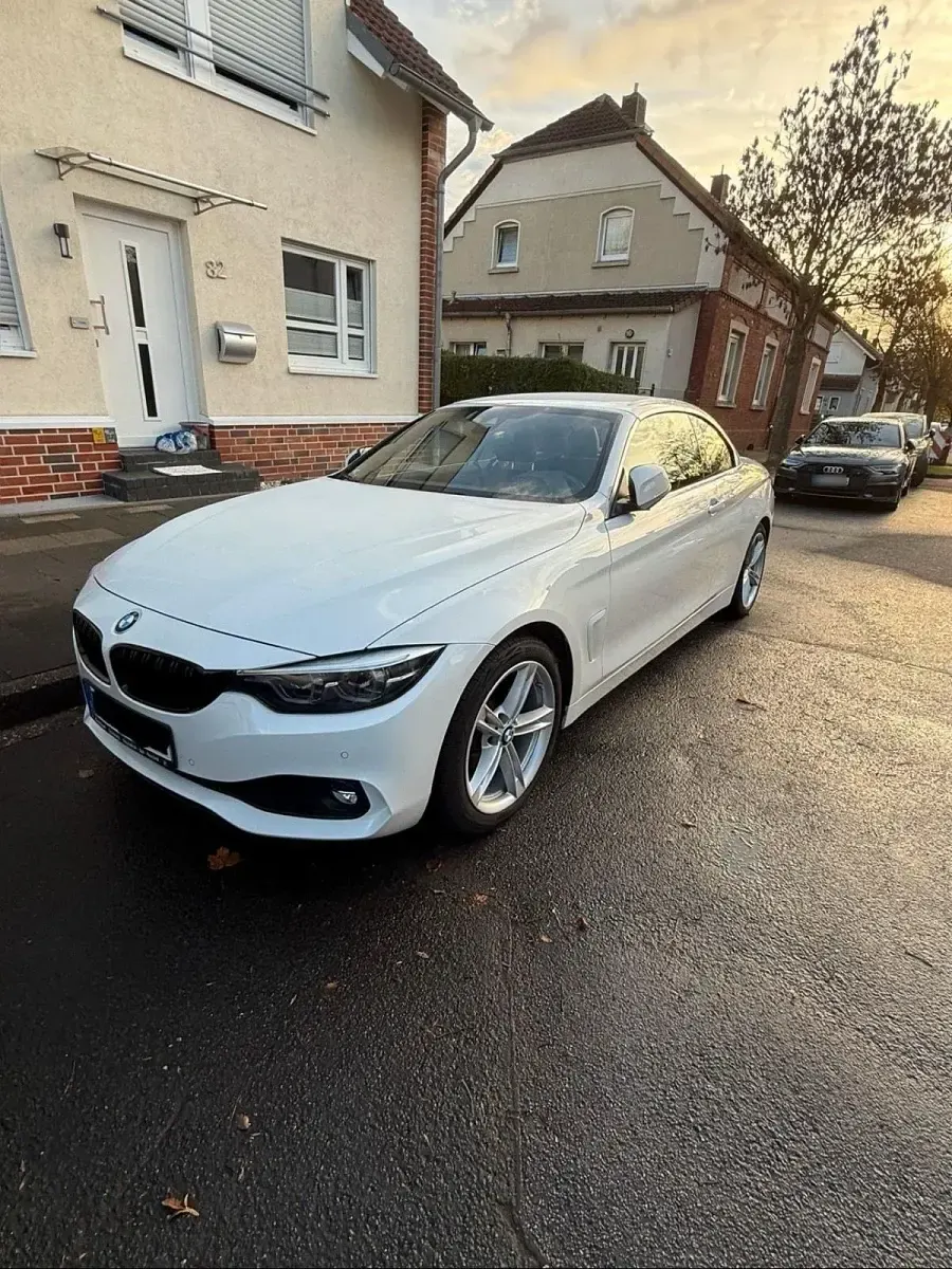Gebraucht BMW 420 Cabriolet Sport Line 184 PS (135 kW) 2019 Weiß Cabrio