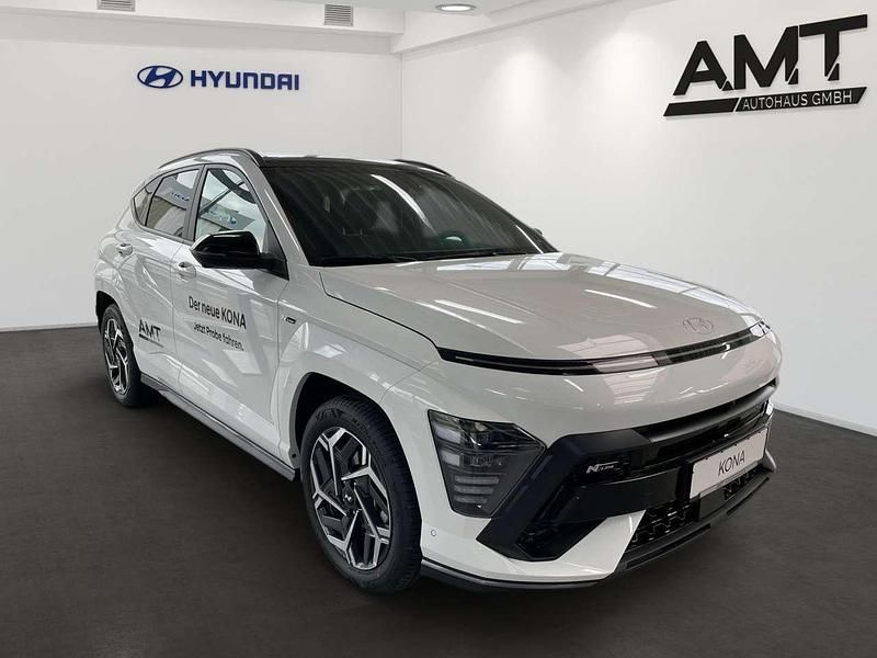 Gebraucht Hyundai Kona N Line 199 PS (146 kW) 2023 Weiß SUV