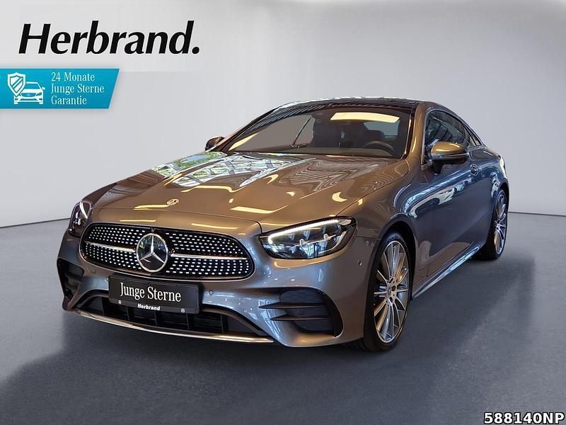 Selenitgrau metallic Gebraucht 2021 Mercedes E400 Coupé | 55.890 € (Teuer) - Bild 1/4