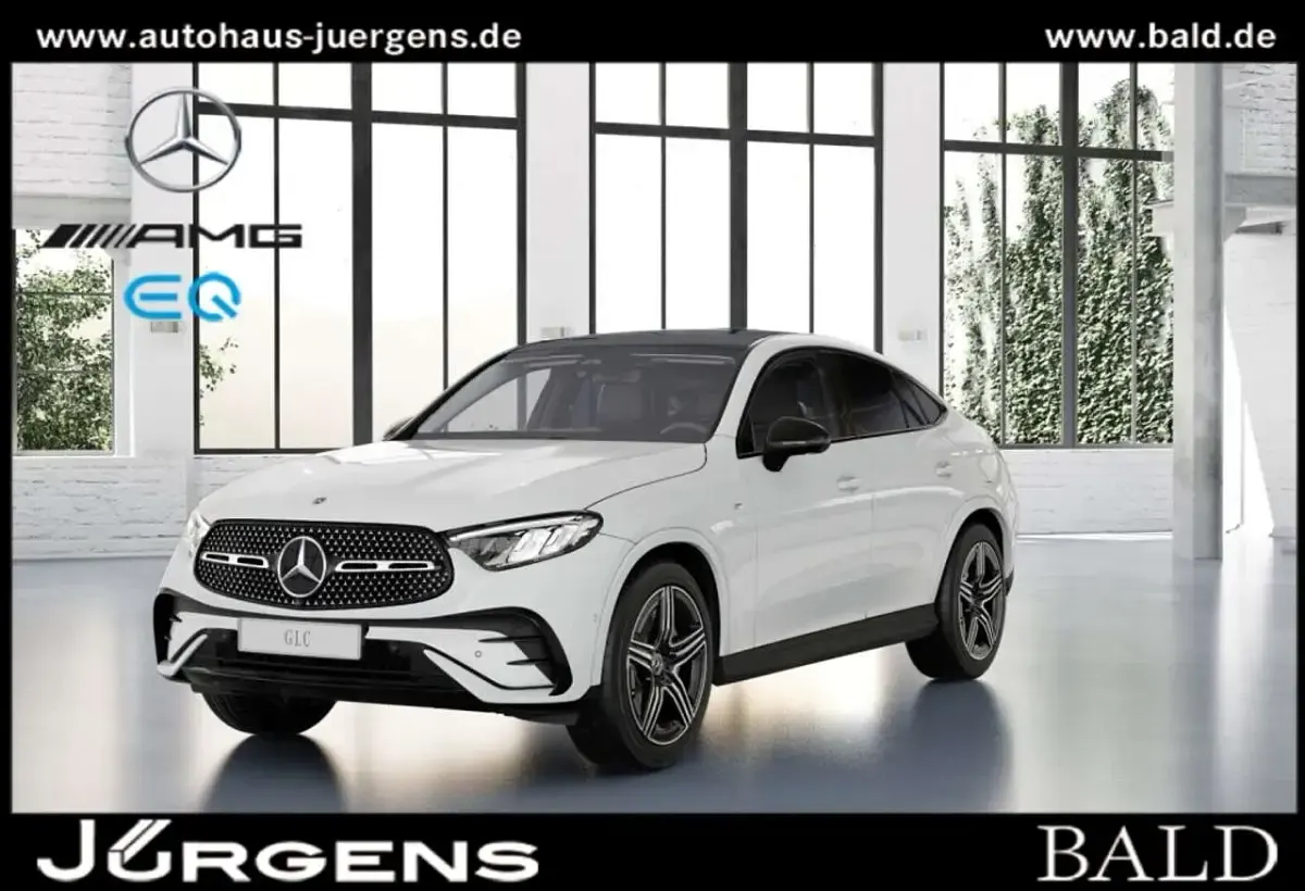 Gebraucht Mercedes GLC300e AMG 197 PS (144 kW) 2025 Weiss unilack polarweiß Coupé