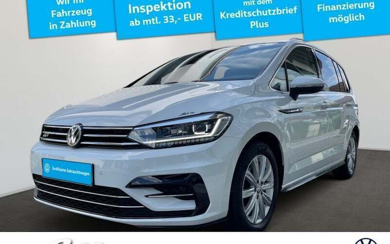 Weiß Gebraucht 2019 VW Touran Highline Van / Kleinbus | 21.999 € (Guter Preis) - Bild 1/4