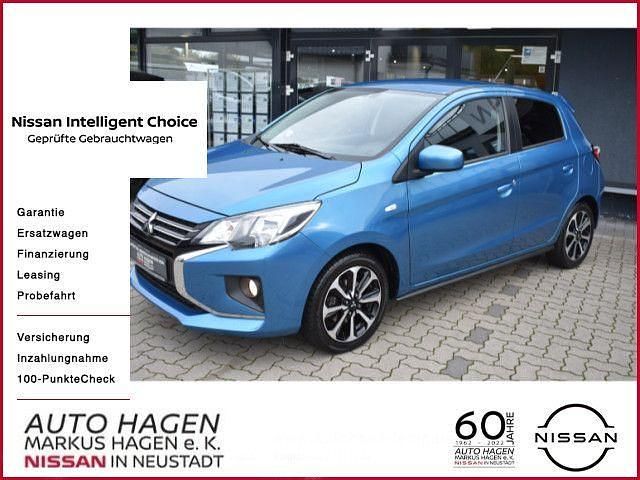 Blau Gebraucht 2021 Mitsubishi Space Star Spirit+ Limousine | 14.900 € (Fairer Preis) - Bild 1/4