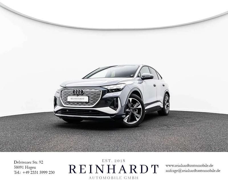Kieselgrau Gebraucht 2024 Audi Q4 Sportback e-tron S-Line SUV | 42.860 € (Superpreis) - Bild 1/3