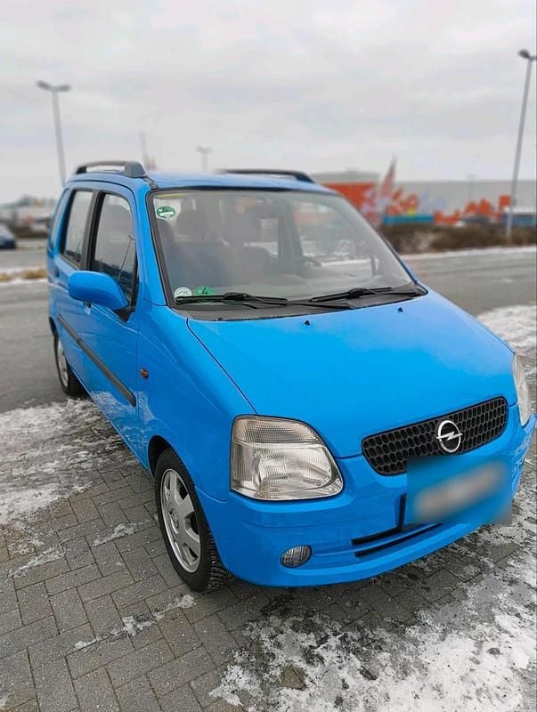 Blau Gebraucht 2001 Opel Agila Kleinwagen | 1.190 € (Guter Preis) - Bild 1/4