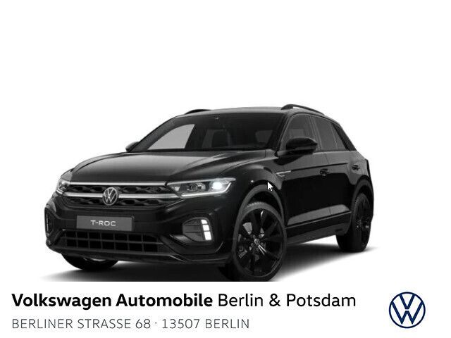 Schwarz Gebraucht 2022 VW T-Roc R-line SUV | 41.889 € - Bild 1/3