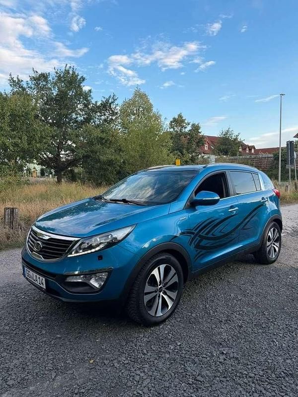 Blau Gebraucht 2011 Kia Sportage Spirit SUV | 7.400 € (Guter Preis) - Bild 1/4