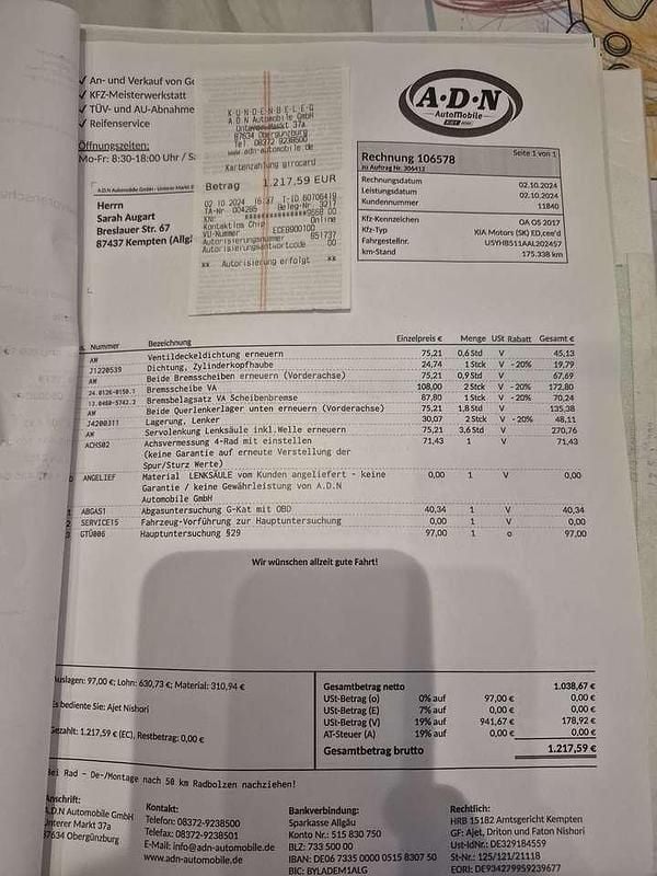 Gebraucht Kia Ceed Spirit 90 PS (66 kW) 2010 Kleinwagen