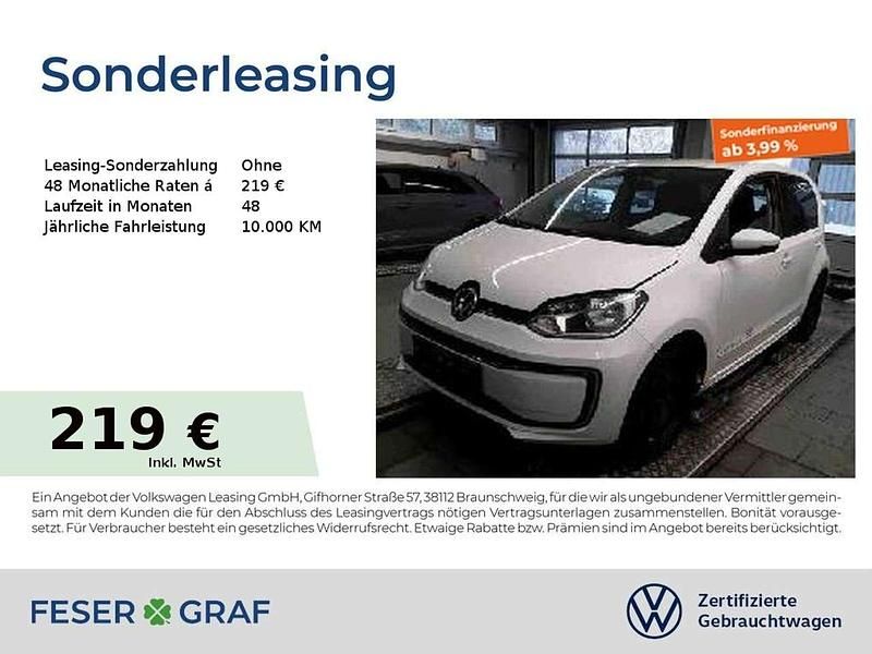 Weiß Gebraucht 2022 VW e-up! Style Kleinwagen | 15.422 € (Fairer Preis) - Bild 1/2
