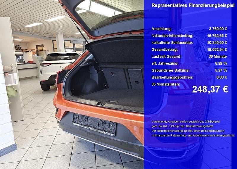 Gebraucht VW T-Roc Style 150 PS (110 kW) 2018 Orange SUV