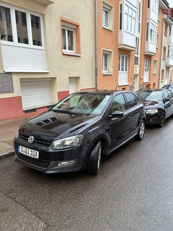 Gebraucht VW Polo Match 90 PS (66 kW) 2012 Schwarz Kleinwagen