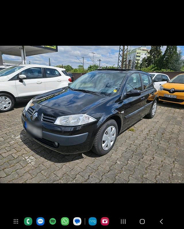 Schwarz Gebraucht 2005 Renault Mégane II Kleinwagen | 1.995 € - Bild 1/4