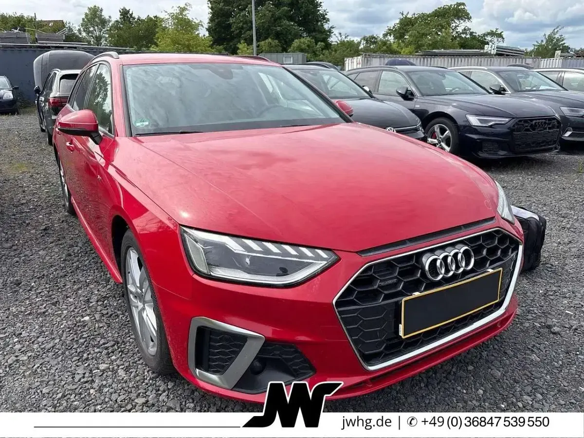 Brugt Audi A4 S-Line 204 HK (150 kW) 2022 Rød Stationcar