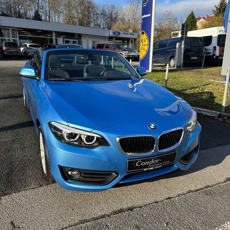 Gebraucht BMW 218 Advantage 136 PS (100 kW) 2018 Blau Cabrio