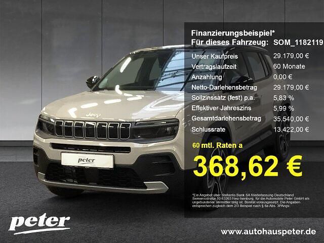 Stone grey/dach schwarz Gebraucht 2024 Jeep Avenger Altitude SUV | 29.179 € - Bild 1/4