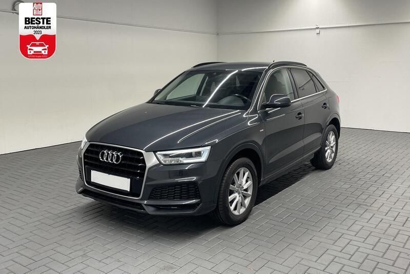 Grau (manhattangraumet.) Gebraucht 2018 Audi Q3 S-Line SUV | 20.480 € (Superpreis) - Bild 1/4