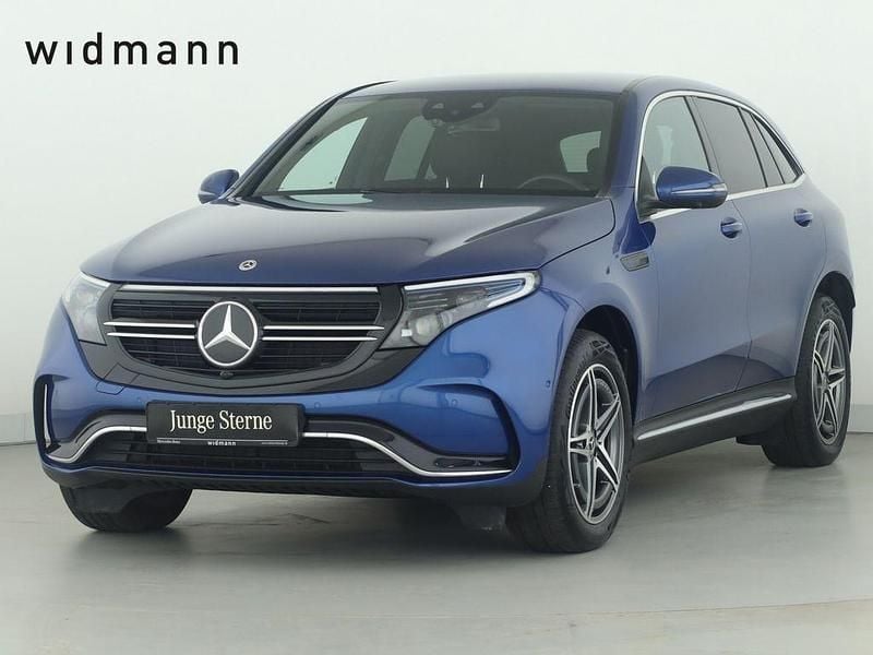 Metalliclack spektralblau Gebraucht 2022 Mercedes EQC400 AMG line SUV | 36.850 € (Fairer Preis) - Bild 1/4